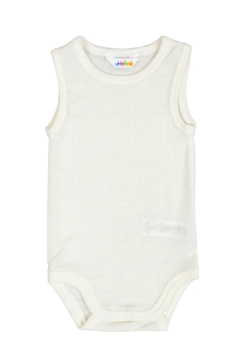 62887-122-50, joha romper mouwloos wol ecru joha romper mouwloos wol ecru