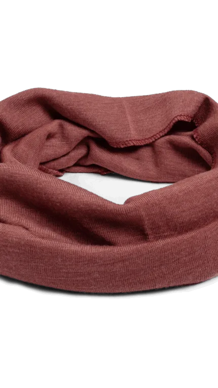 Engel natur loopsjaal wolzijde unisex volwassen, copper
