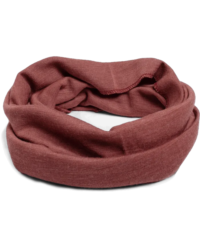 Engel natur loopsjaal wolzijde unisex volwassen, copper
