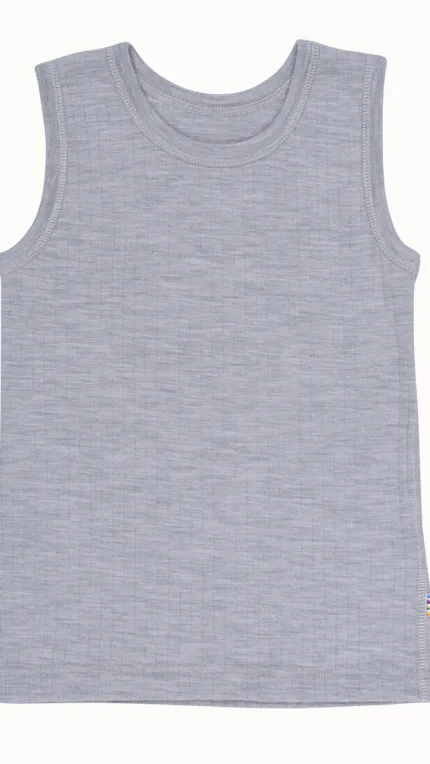 Joha kinderhemd wol grijs