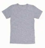 Joha Wollen T-shirt basic, grijs