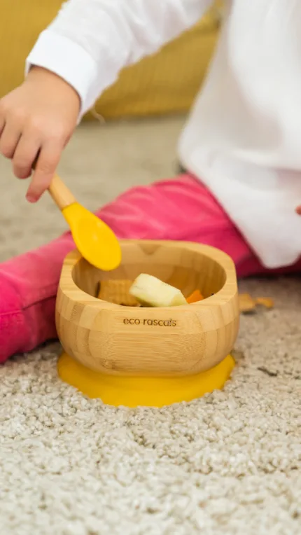Eco Rascals Bamboo Bowl with spoon