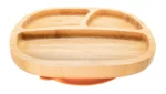 Eco Rascals bamnoo section plate with suction