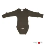 ManyMonths® Natural Woollies BodyShirt Long Sleeve_Hippopotamus