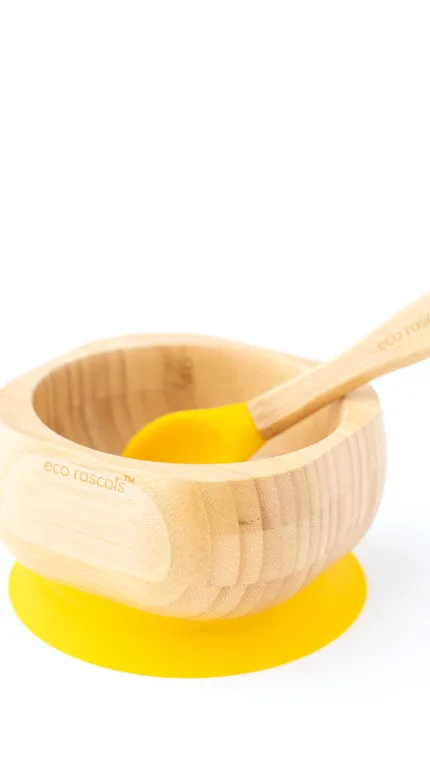 Eco Rascals Bamboo Bowl with spoon