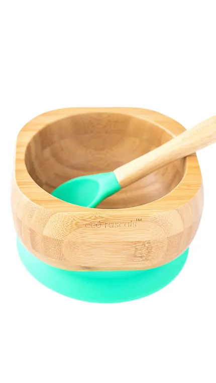 Eco Rascals Bamboo Bowl with spoon
