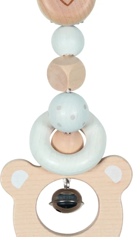 65215, goki clip beer, houten speelgoed