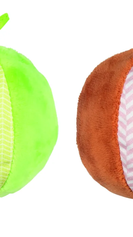 65300, goki zachte bal met bel, groen & roze