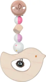 65342, goki clip vogel, houten speelgoed