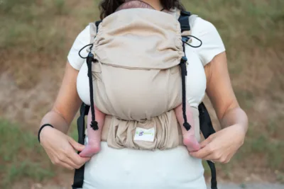 Huggy Softy Baby Draagzak - Latte