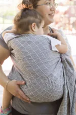 Huggyberry Ring Sling - heringbone mist