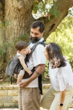 Huggy Plus Peuter Draagzak - Wood